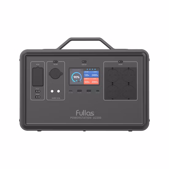 Générateur de charge solaire de centrale électrique Portable Fullas Power Solution 500W-2400W avec batterie LiFePO4 pour le camping en plein air
